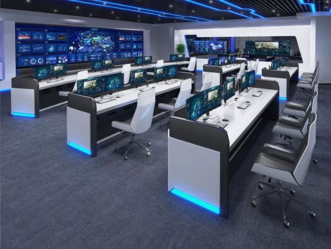 Consola de monitorizare a camerei de control